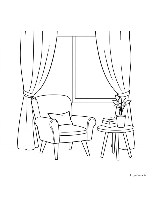 Chair Colouring Images