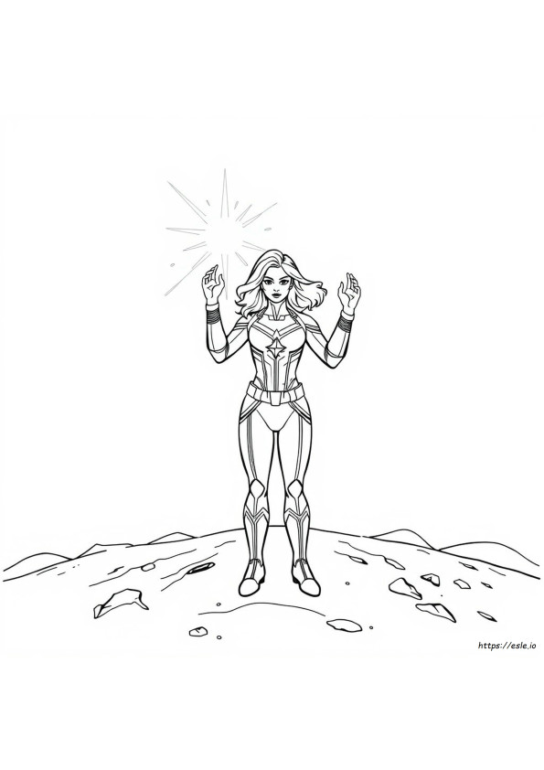 Captain Marvel Coloring