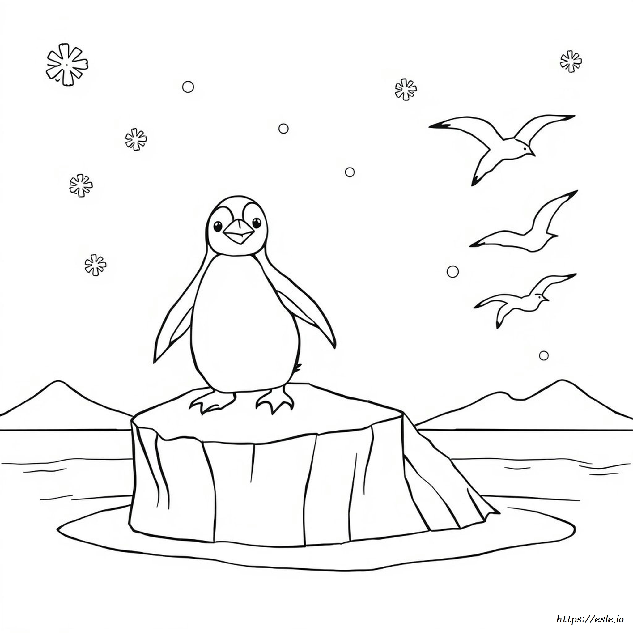 Coloriages Gratuits Tack Le Pingouin
