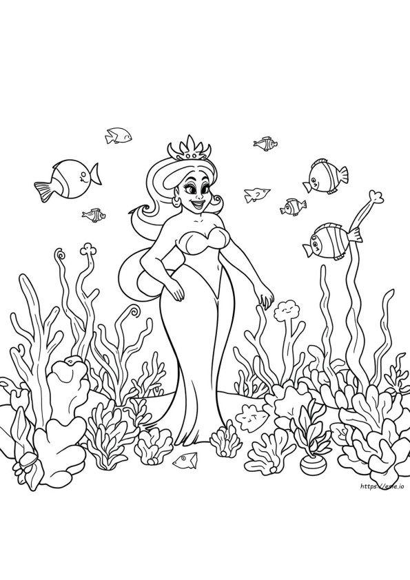 Disney Ursula Színező Oldalak