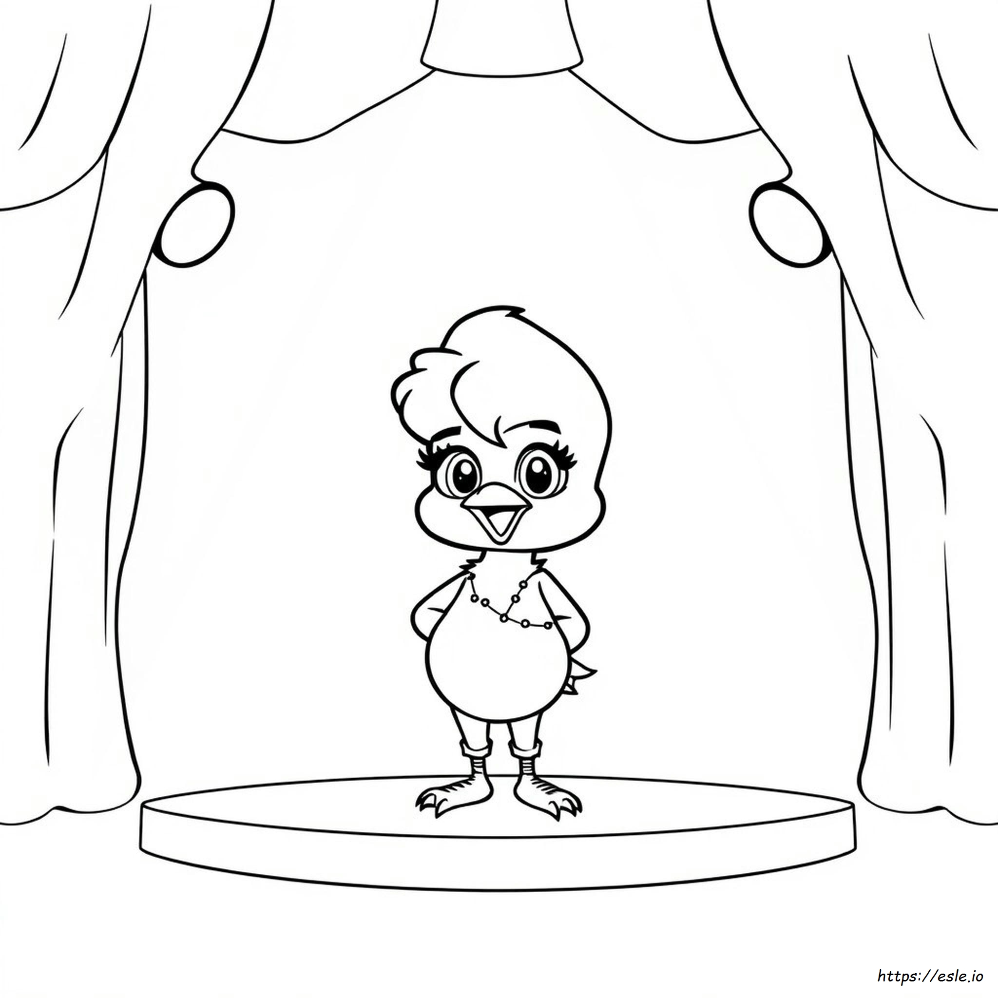 Chica Para Colorear