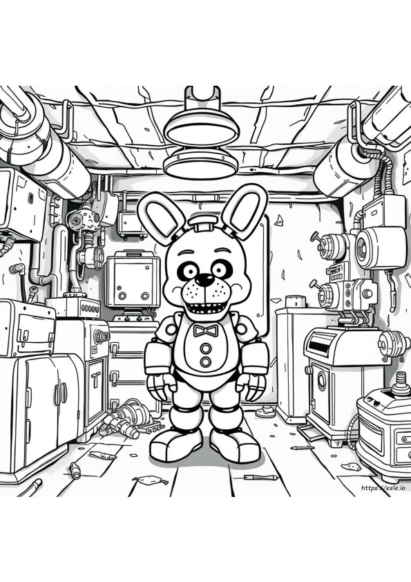 Fnaf Glitchtrap Disegni Da Colorare