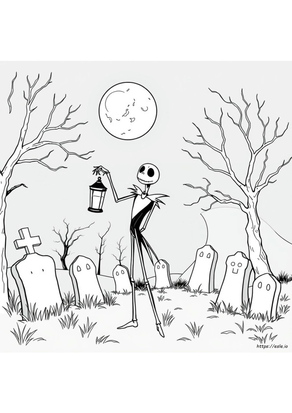 Nightmare Before Christmas Da Colorare