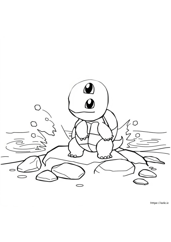 Squirtle Színező Nyomtatható