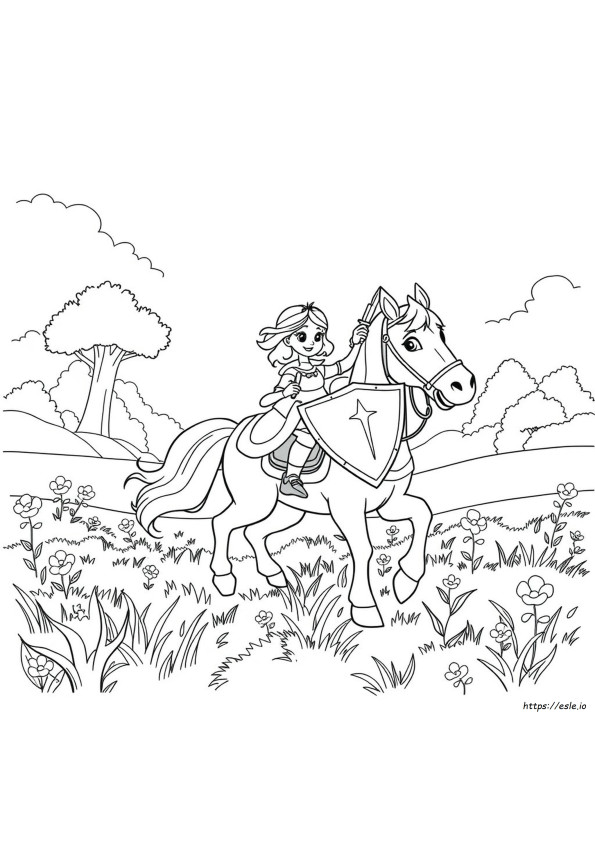 Nella The Princess Knight Coloring Pages