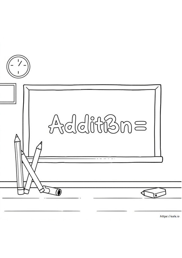 Kostenlose Addition Ausmalbilder