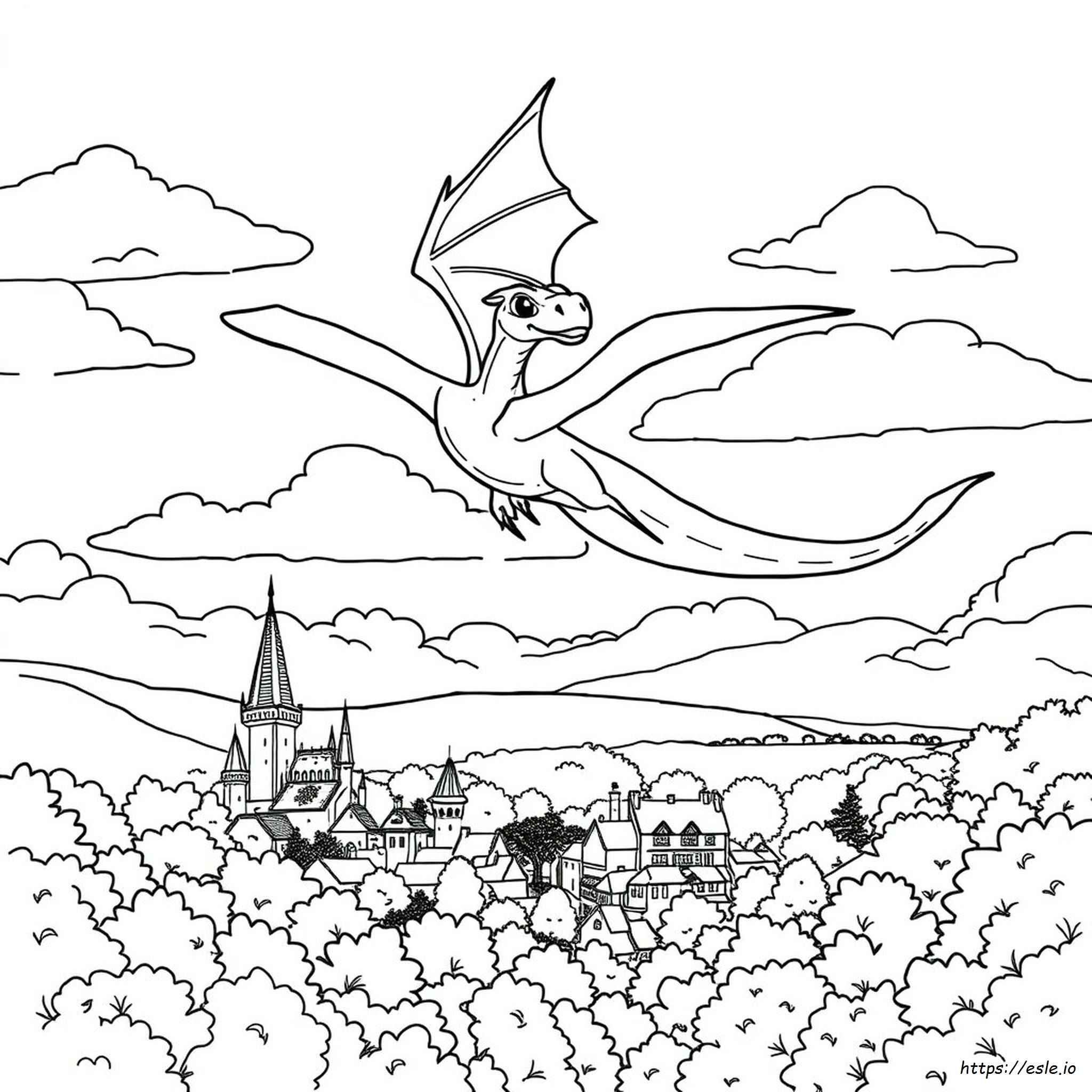 Dragon Tales Printable Coloring Pages