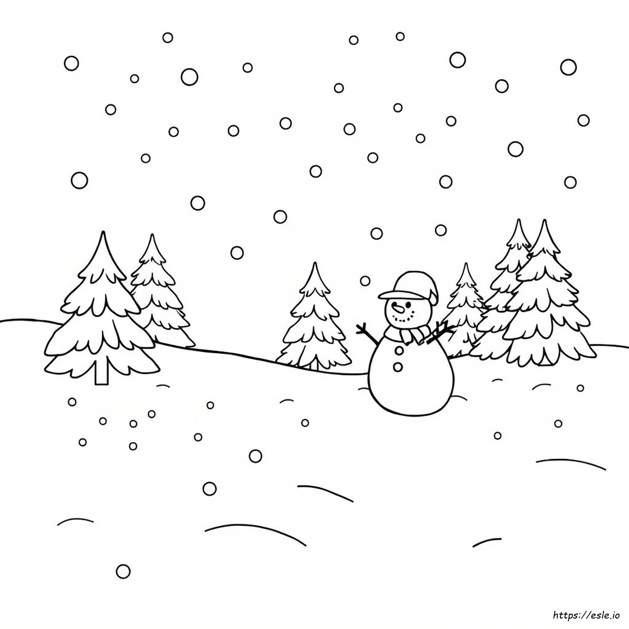 Winter Wonderland Coloring