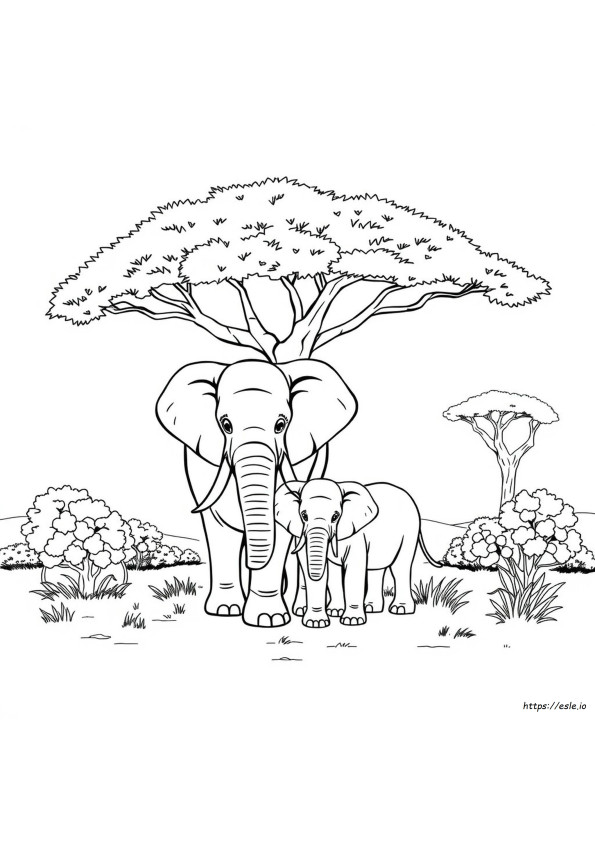 Elefante Para Colorir: Páginas Para Imprimir