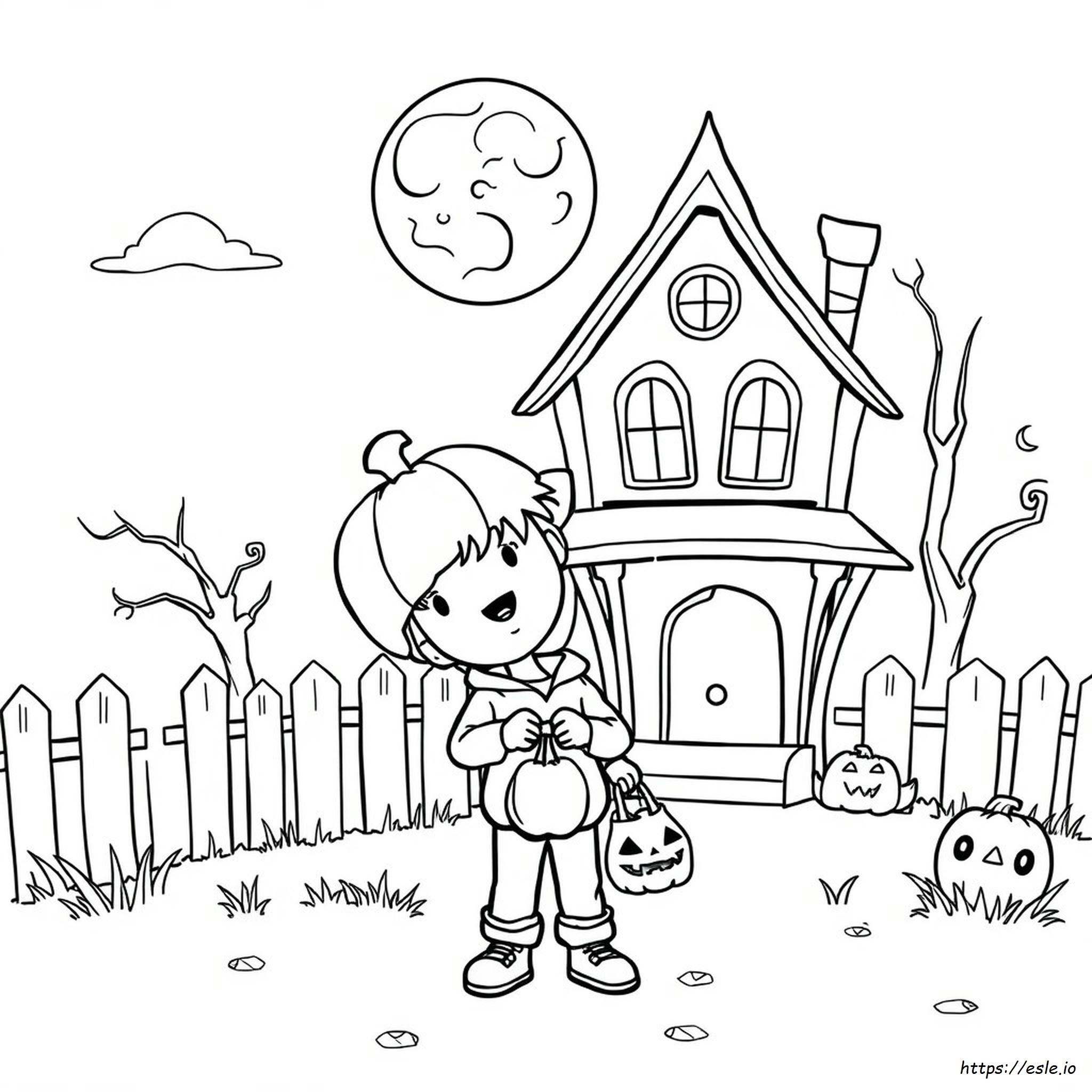 Kid Friendly Halloween Coloring Pages