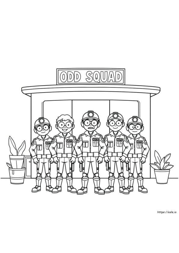 Odd Squad Coloring Pages