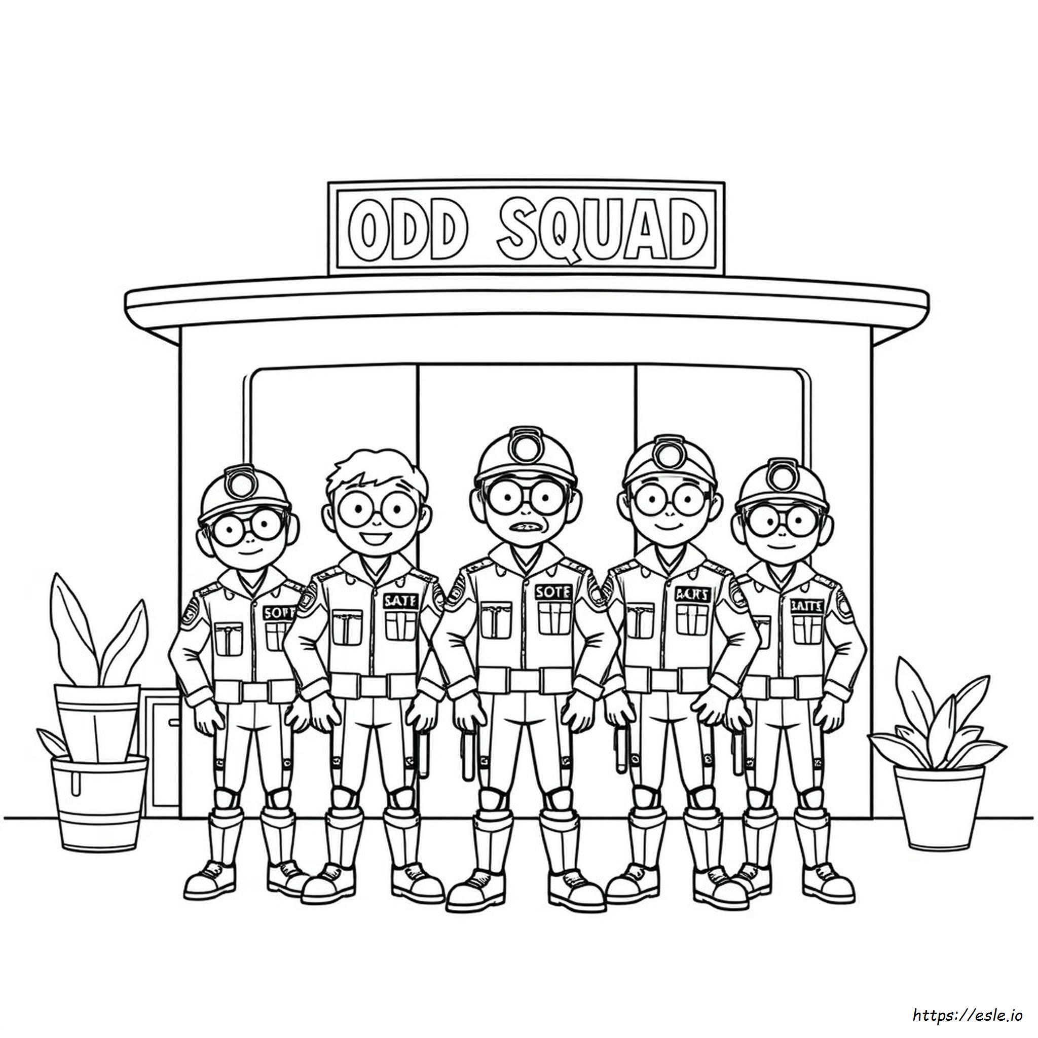 Odd Squad Coloring Pages Sketch Coloring Page