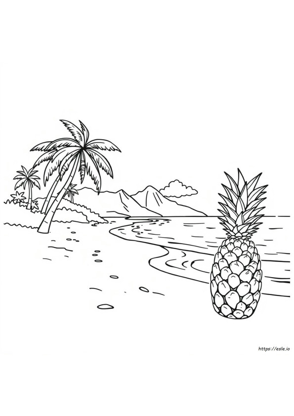 Hawaiian Colouring Pages
