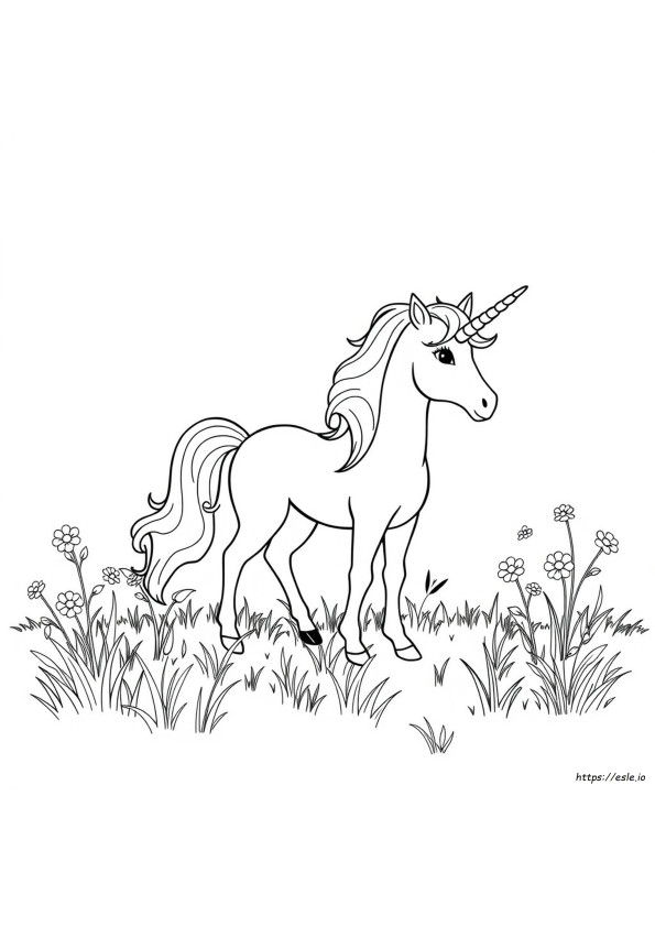 Unicorno Da Colorare E Stampare