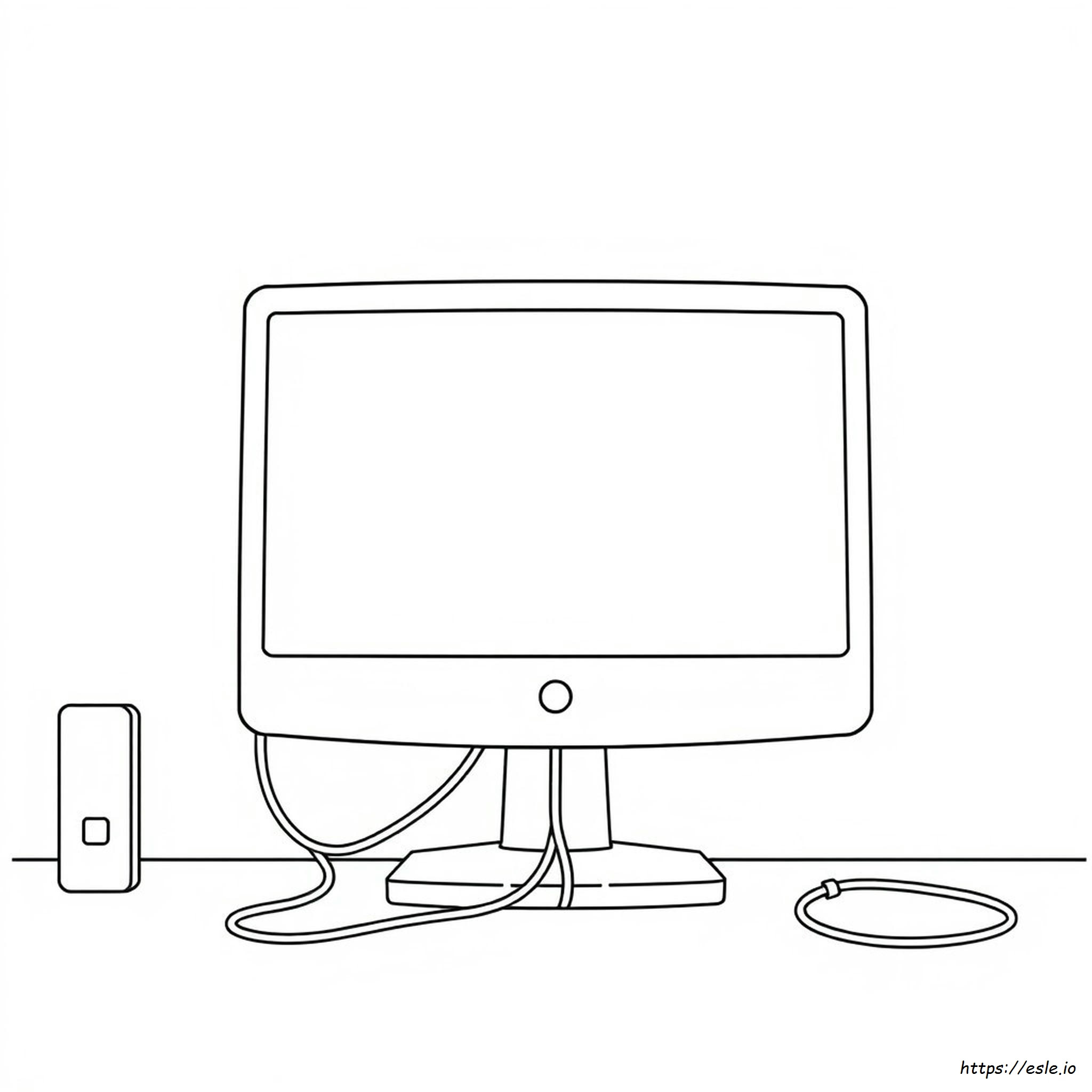 Colorir Monitor Monitor Gambar Mewarnai
