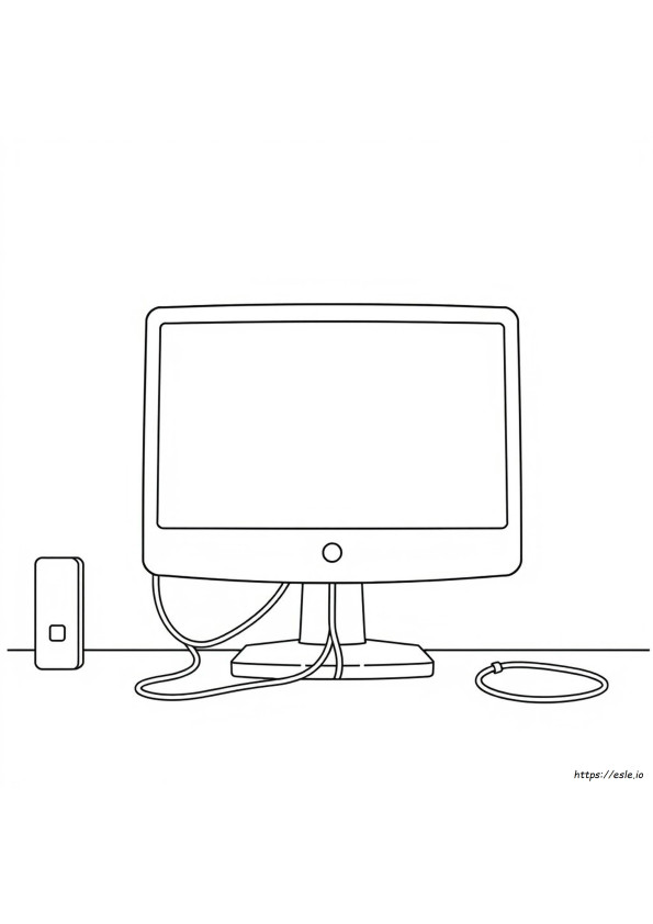 Monitor Coloring Pages