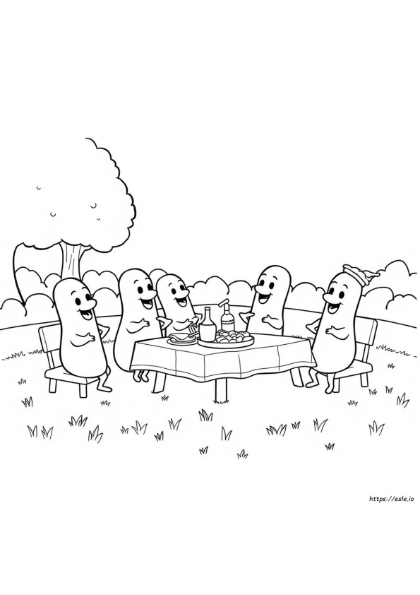 Sausage Party Coloring Pages