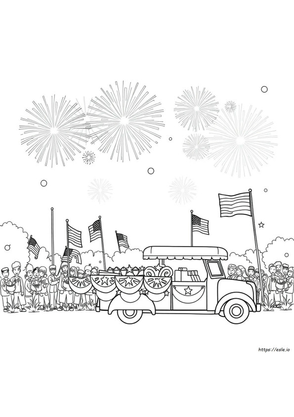 Coloring Pages For July 4Th