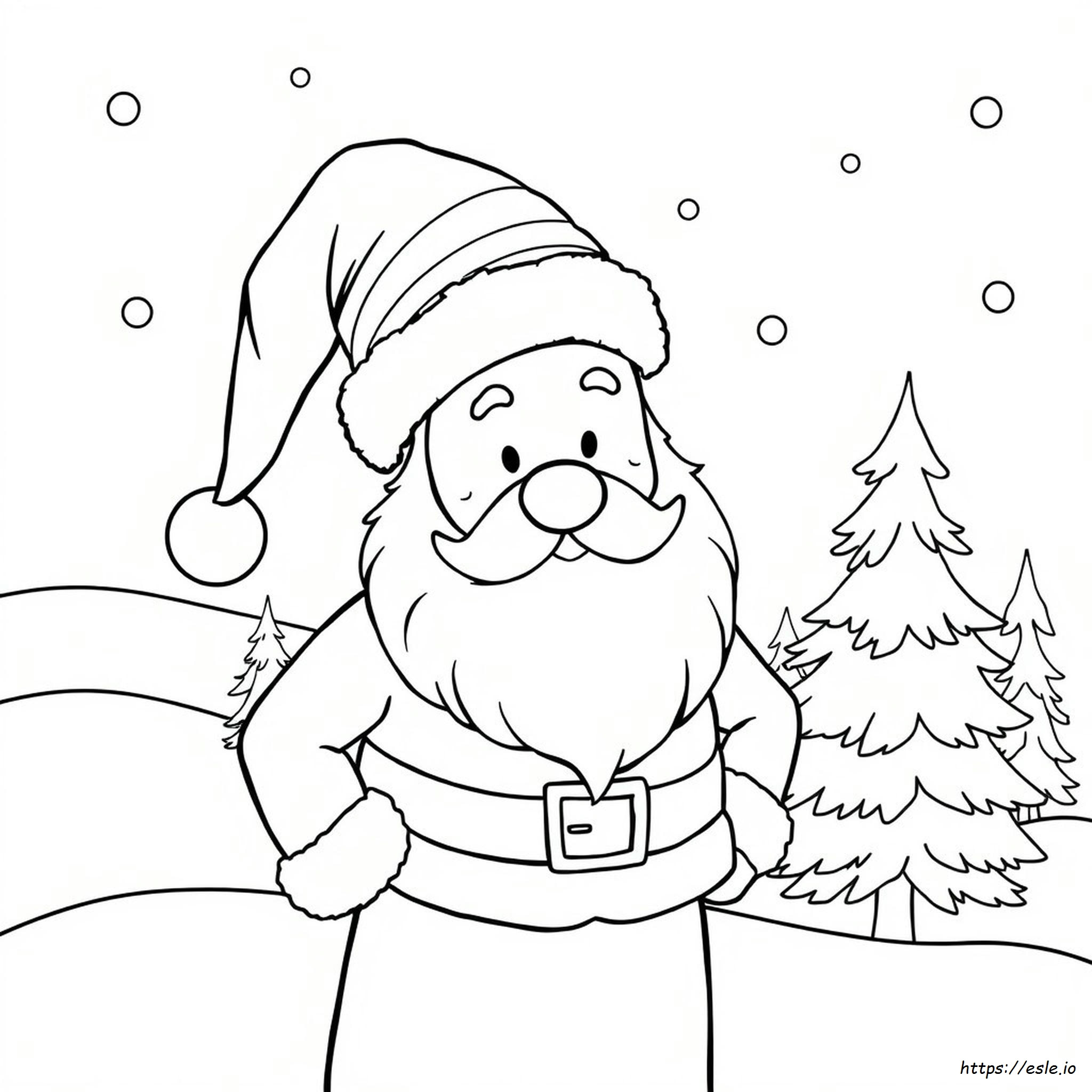  Foto zu Weihnachtsmütze Ausmalbild 