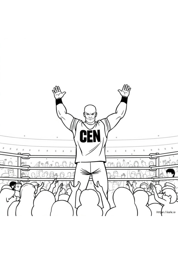 John Cena Da Colorare