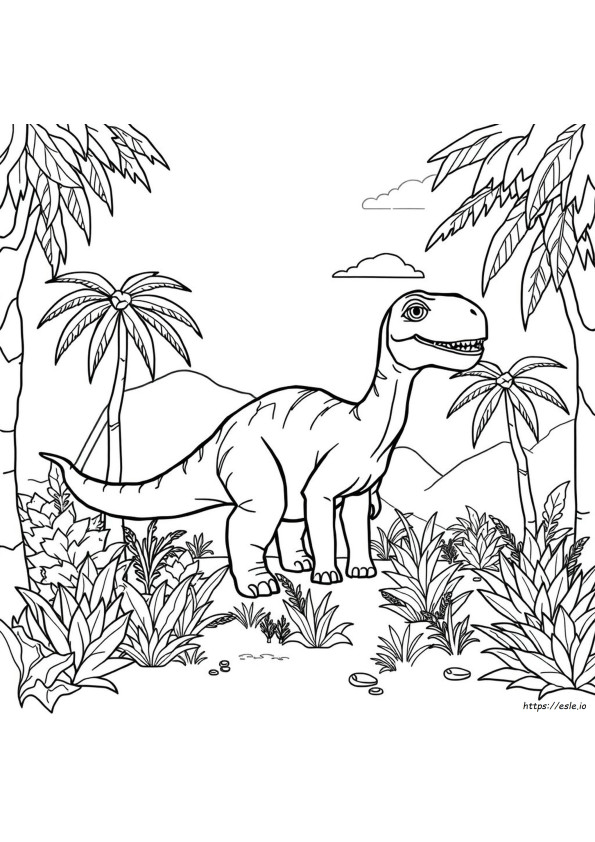 Värityskirja Dinosauruskuvat
