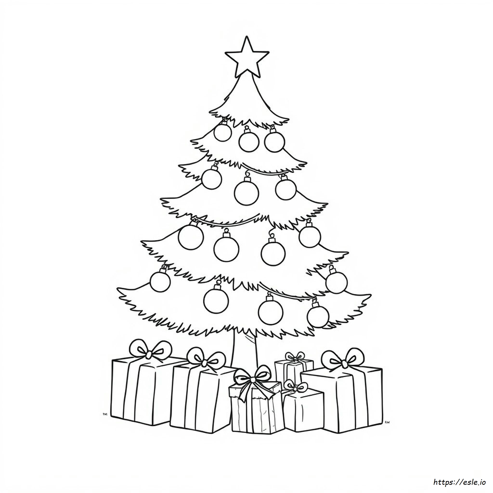 Coloriage De Noël Pour Les Enfants De Maternelle