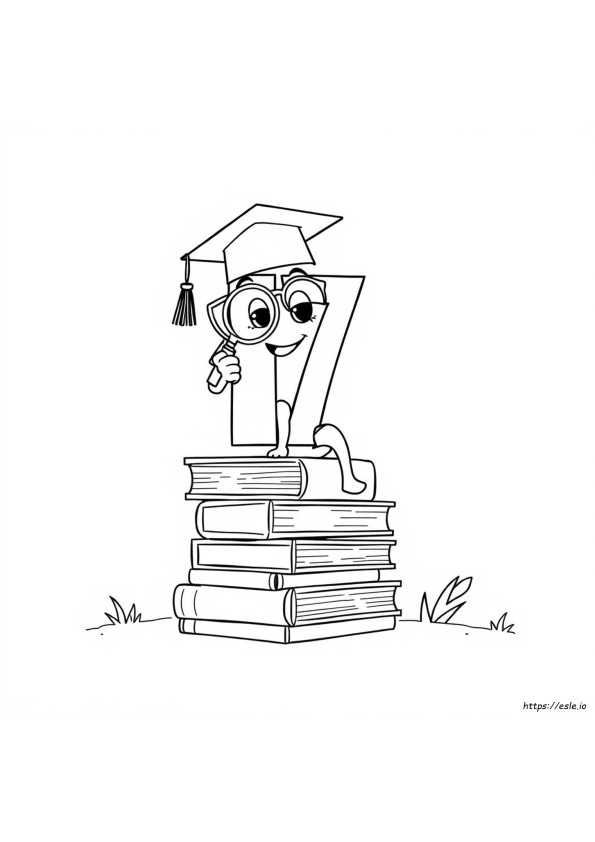 Number 17 Coloring