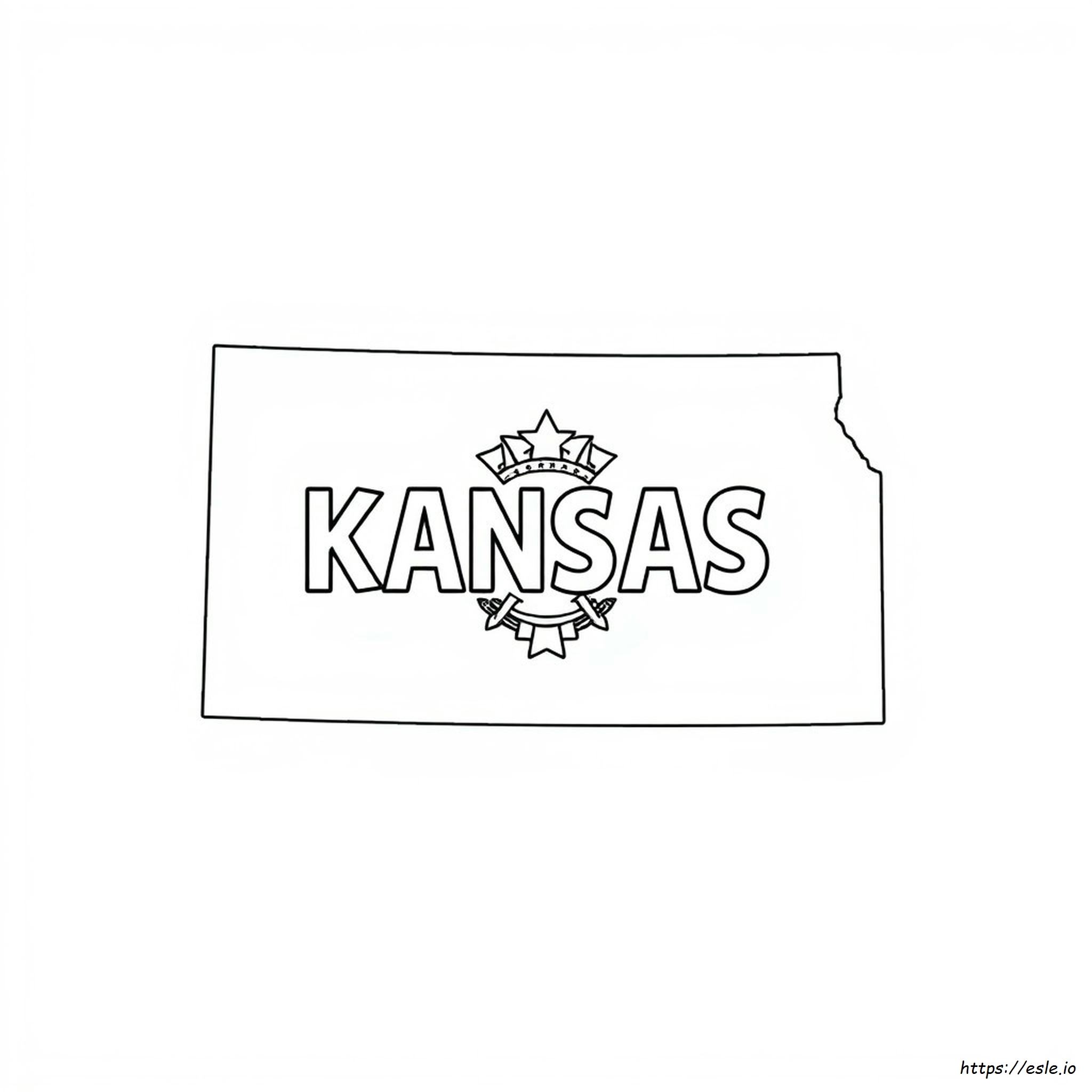 Missouri Flag Coloring Page