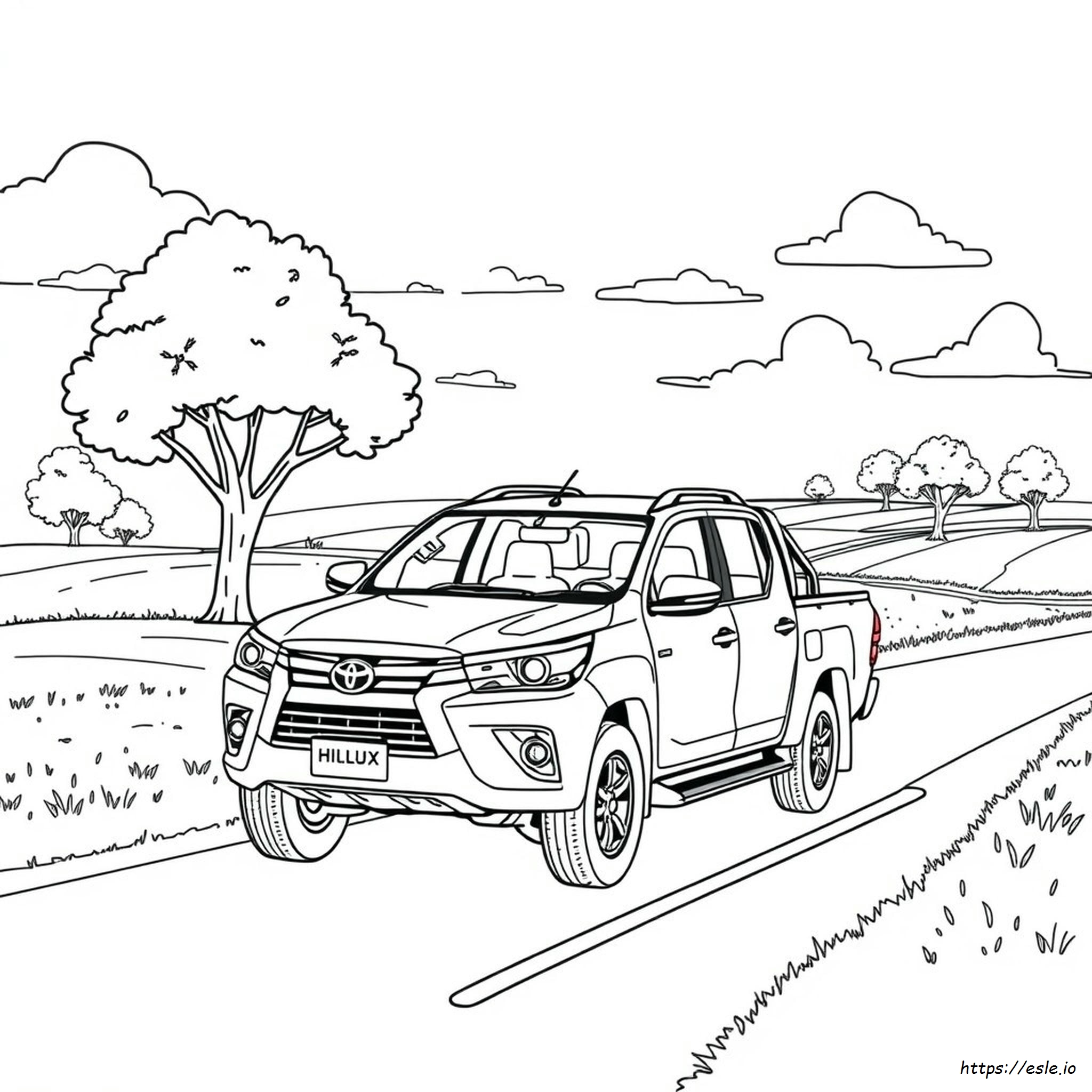 Hilux Gambar Mewarnai