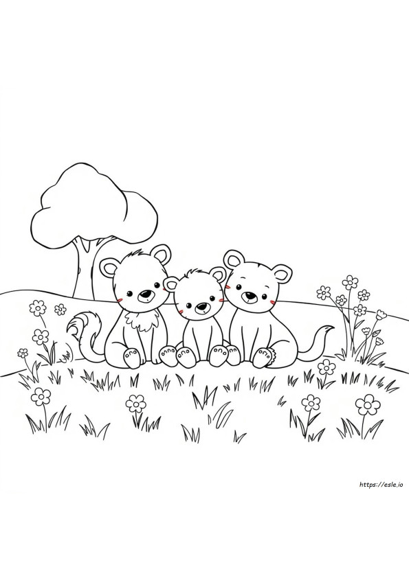 Coloriages Mignons D'animaux