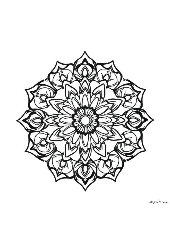 Mandala Da Colorare Avanzati Gratuiti