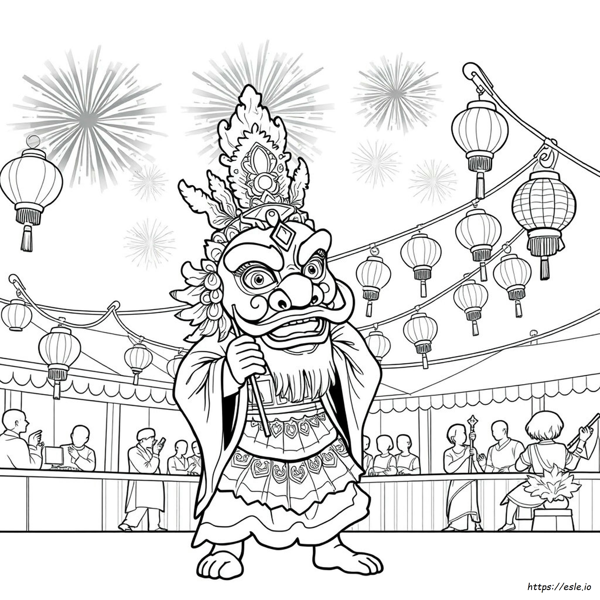 Barongsai Kolorowanki