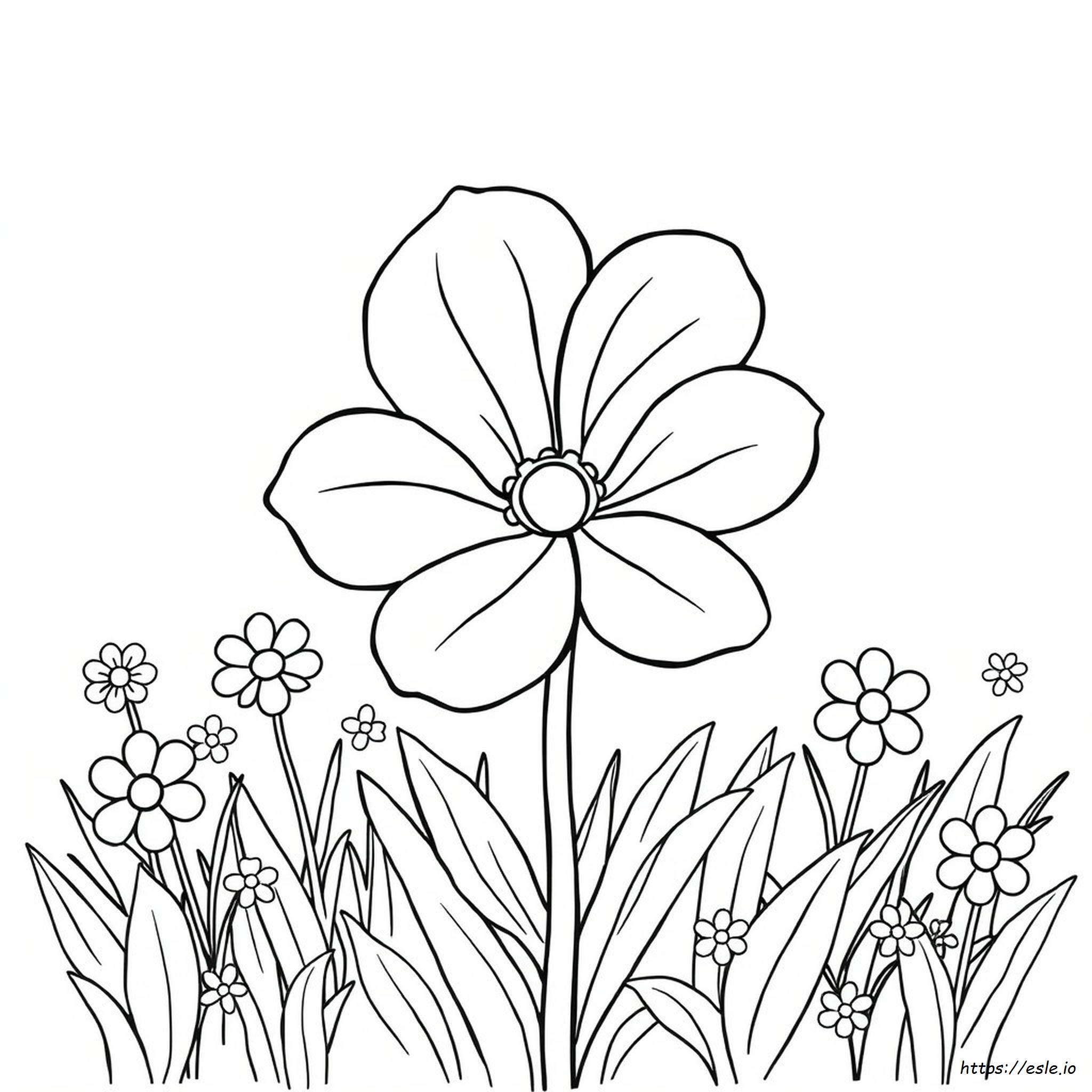 Bellissimi Fiori E Fiori Carini Da Colorare