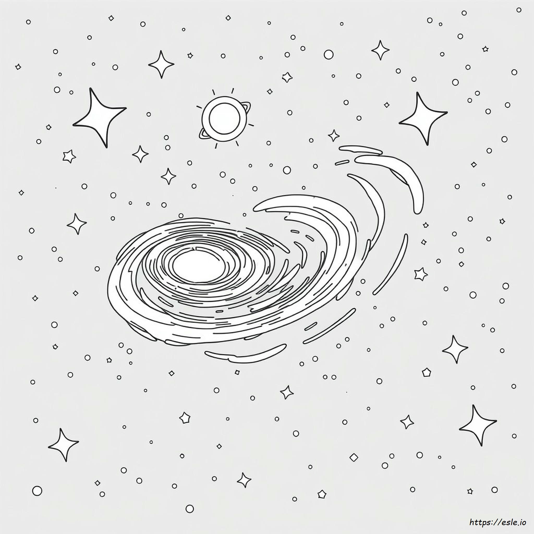 Universe Galaxy Coloring Pages