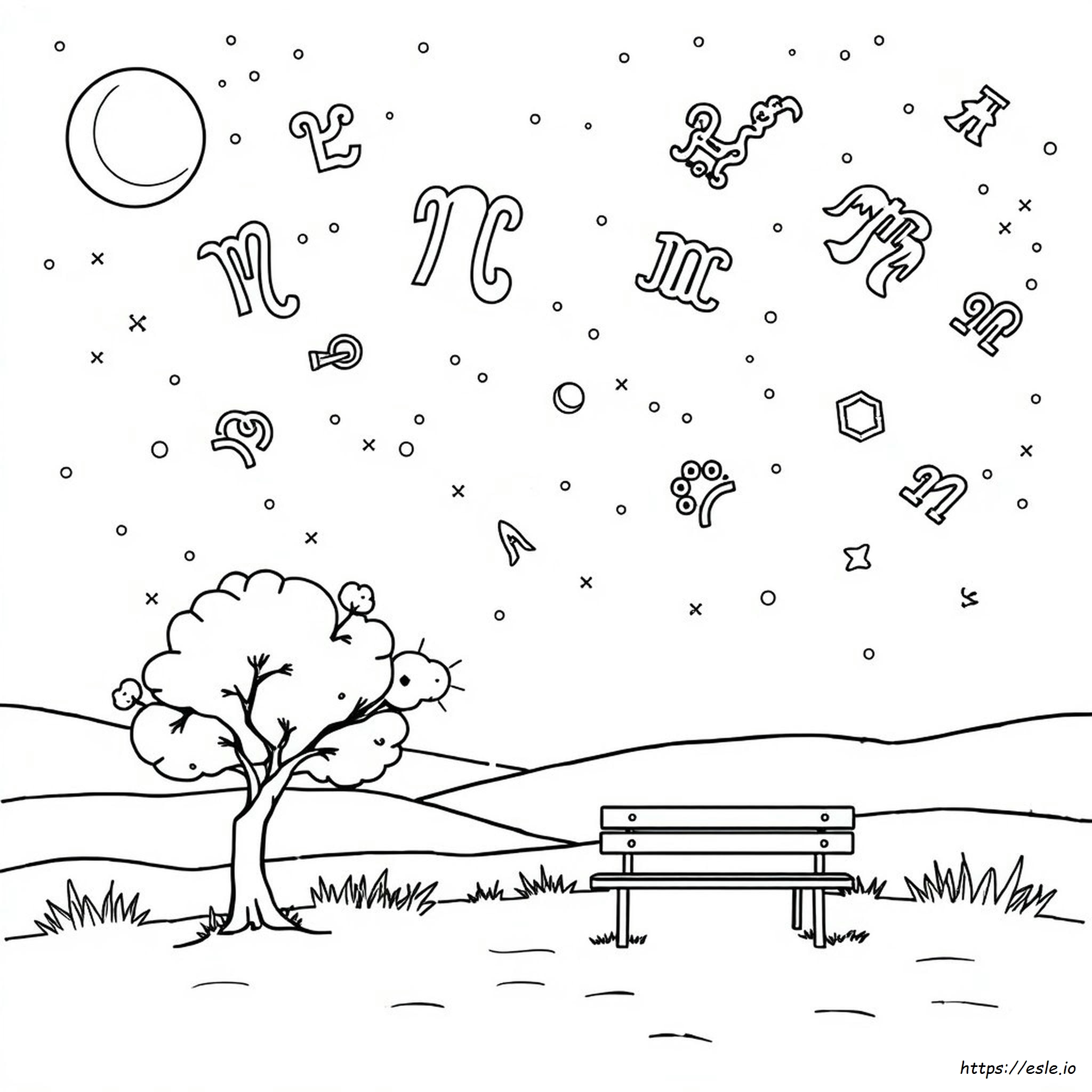 Zodiac Signs Coloring