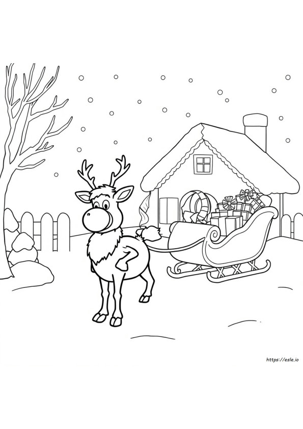 Rudolph Ausmalbild