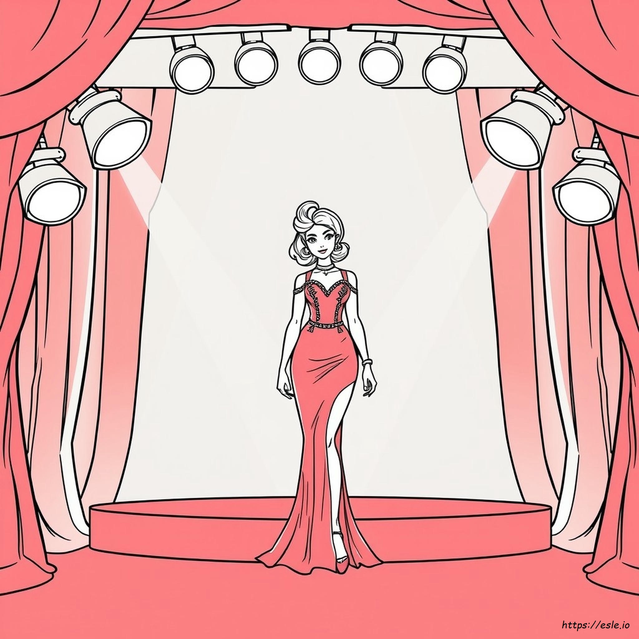 Glamour Coloring Pages