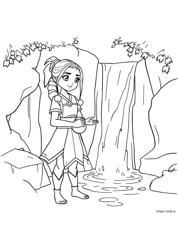 Katara Avatar The Last Airbender Coloring Pages