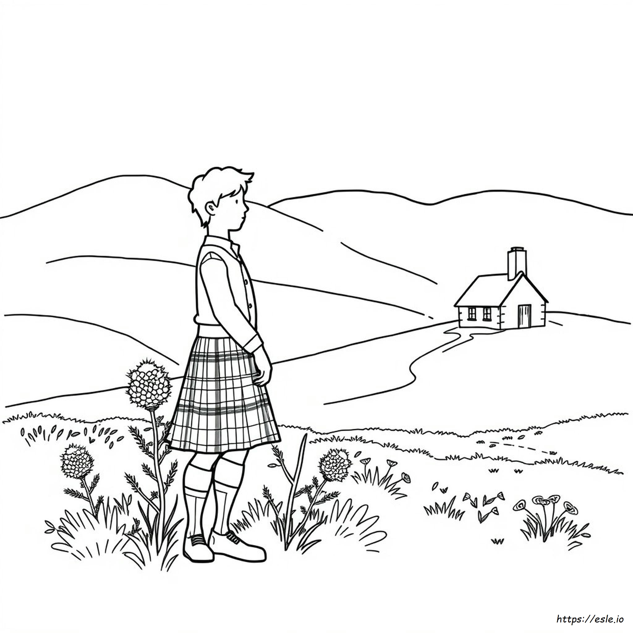 Tartan Coloring Pages