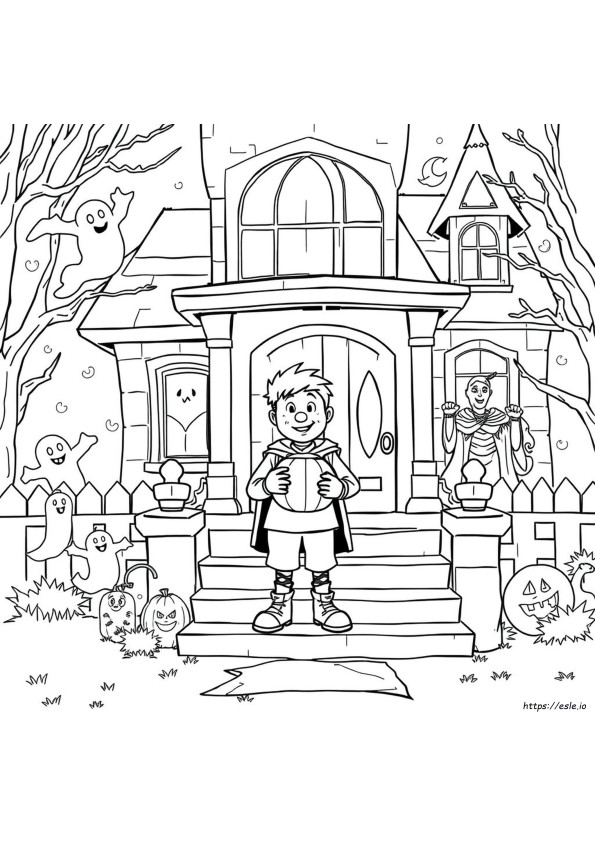 Arthur Halloween Coloring Pages
