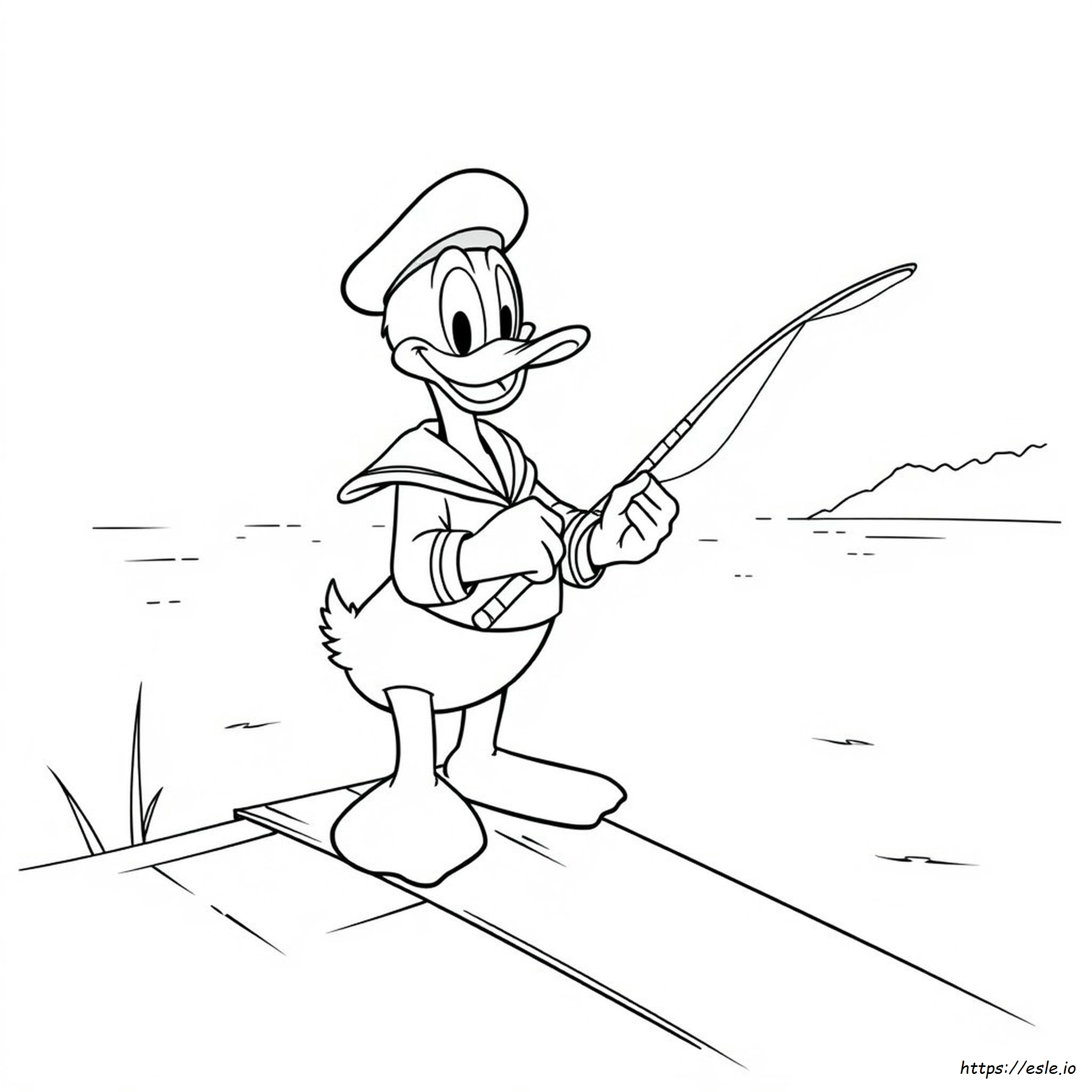 Donald Duck Coloring Pages To Print For Free