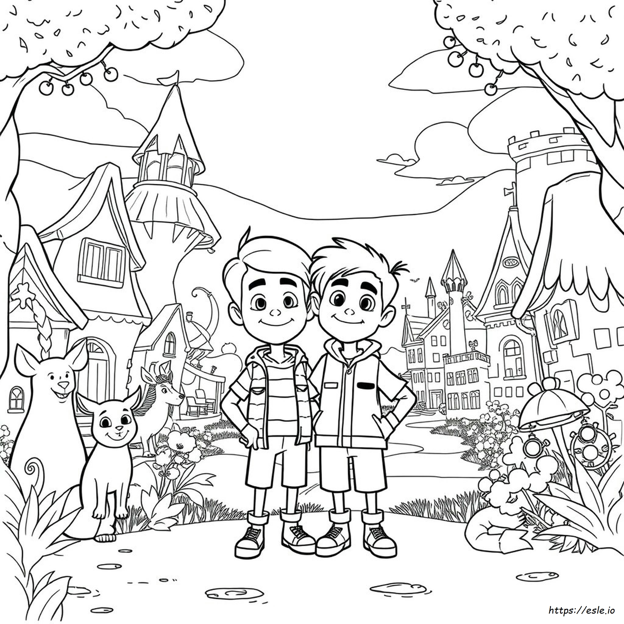 Disney Pixar Onward Coloring Pages