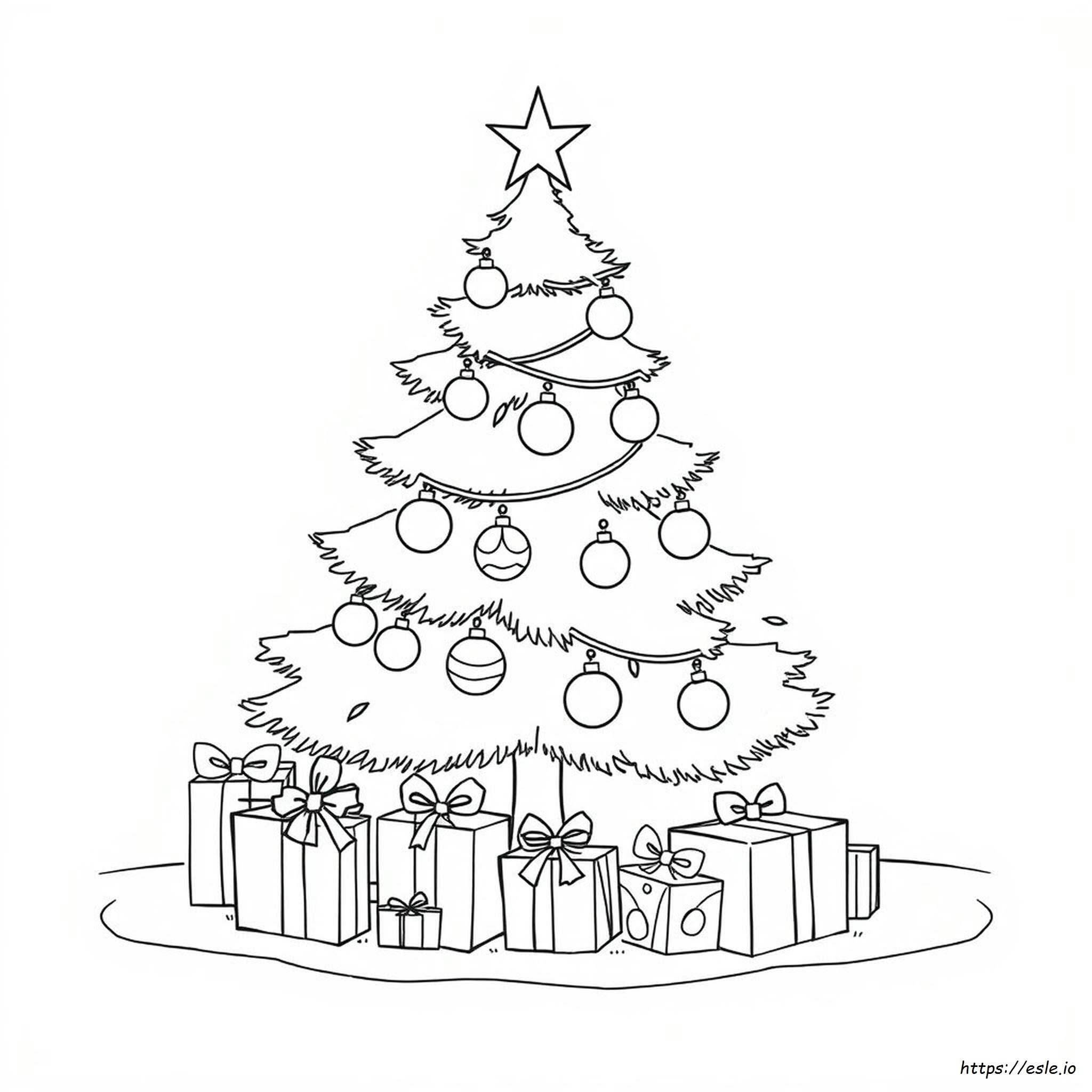 Christmas Animal Colouring In