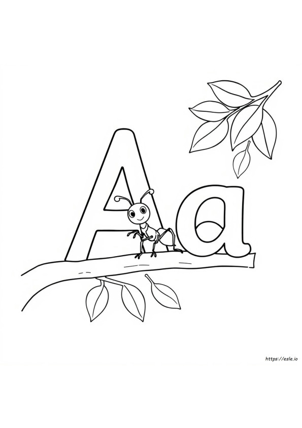 Letter Coloring Pages For Preschoolers