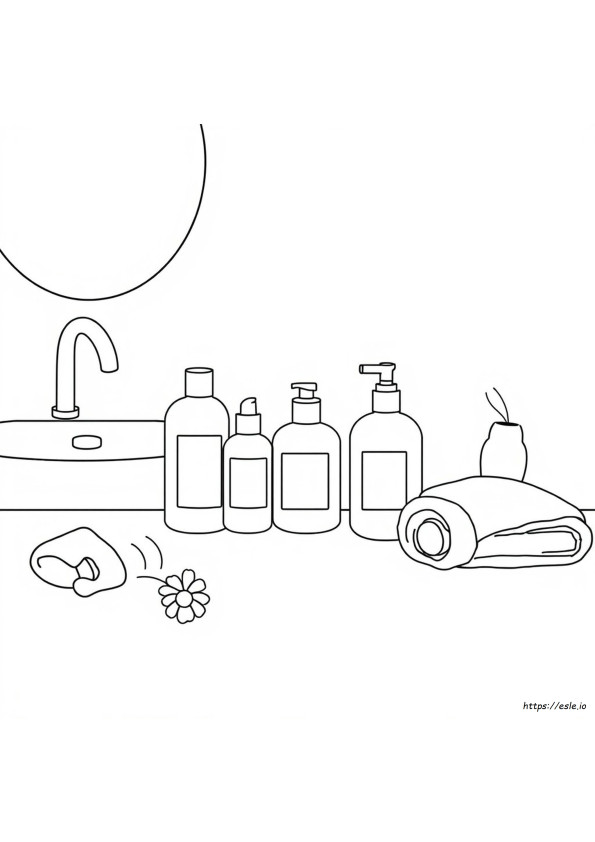Bubble Skincare Coloring Sheets