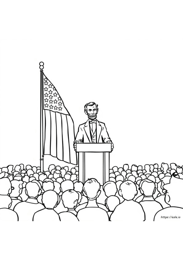 Immagini Di Abraham Lincoln Da Colorare