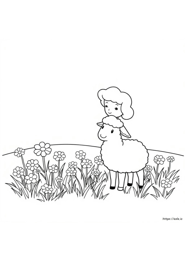 Bo Peep Coloring Page