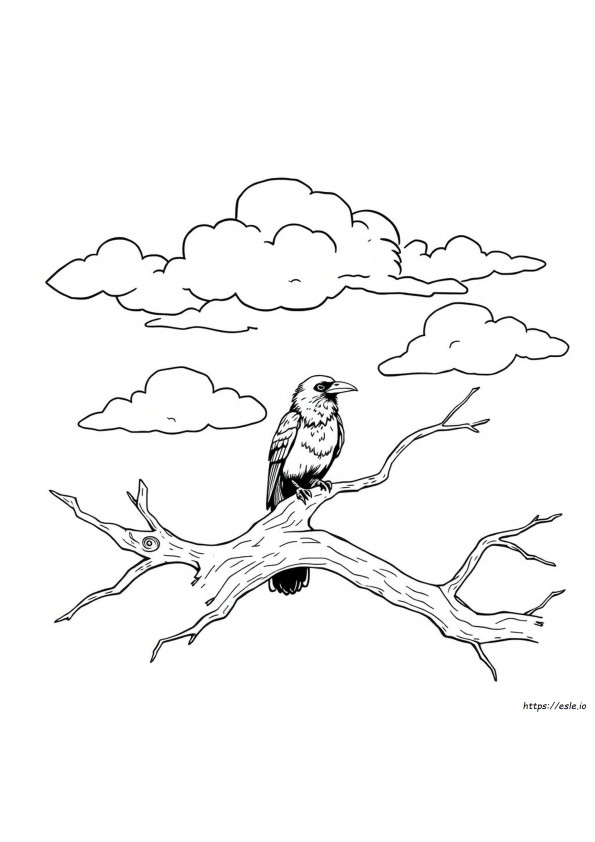 Coloriage Corbeau