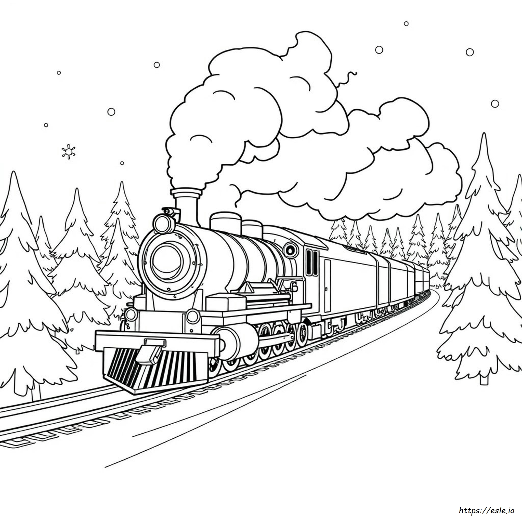 Coloring Pages For The Polar Express