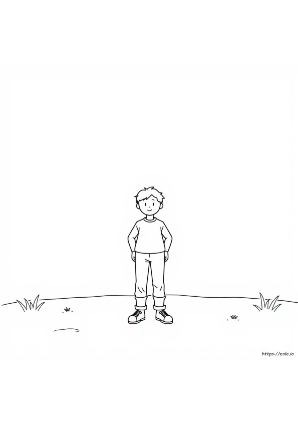 Blank Person Coloring Sheet
